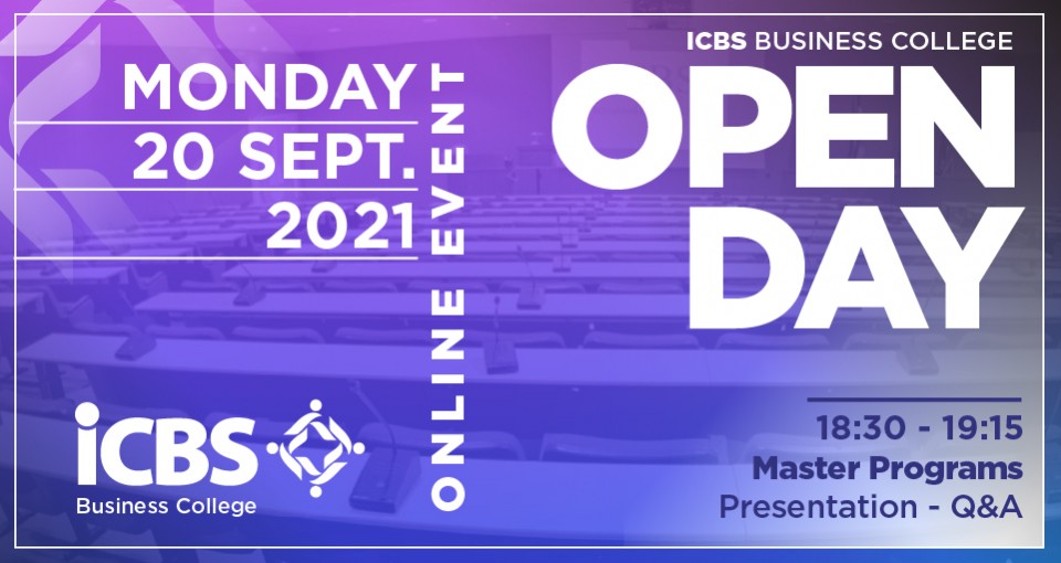 ICBS Masters&#x27; OPEN DAY - Ανακαλύψτε το ICBS και ... Κερδίστε&#33;